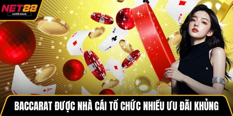Baccarat được nhà cái tổ chức nhiều ưu đãi khủng